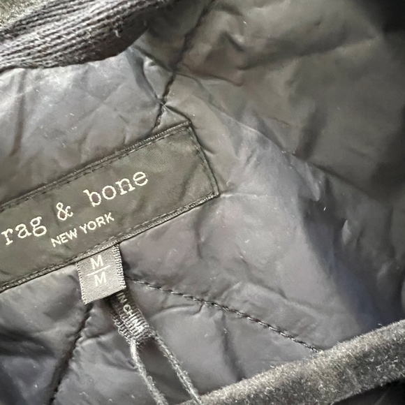 RAG & BONE FLANNEL BUTTON UP JACKET SIZE MEDIUM - Picture 5 of 9